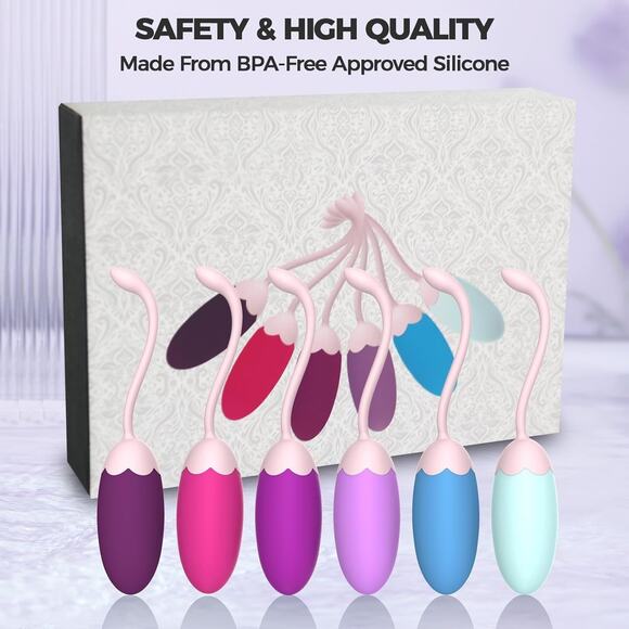 Kegel Exercise System, Pelvic Floor Strengthening Set of 6, Premium Silicone - Picture 3 of 5